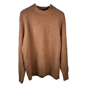 Uniqlo Size Large Camel Sweater Office Business Collegiate